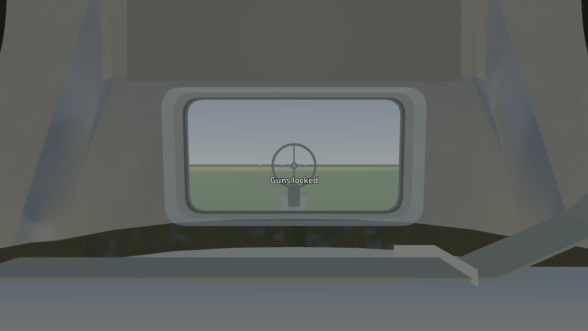 The tail guns' ring sight